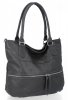 Uniwersalna Torebka Damska Herisson Shopper Bag Szara